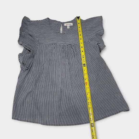 Monteau navy and white stripe top - Picture 7 of 8